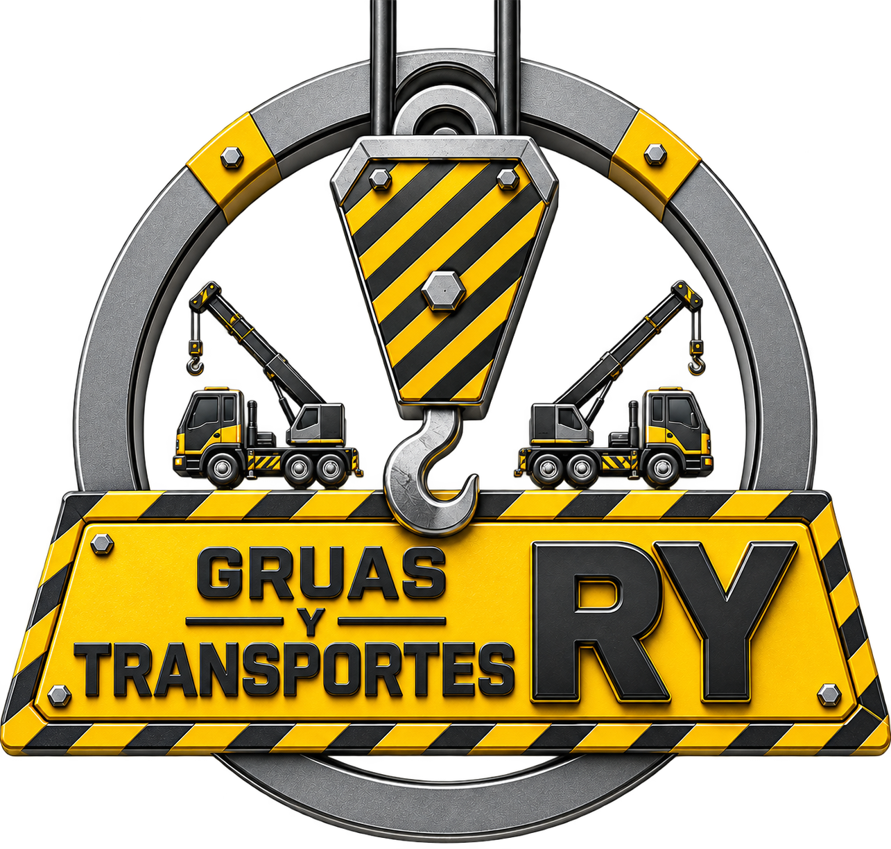 Logo de Grúas y Transportes RY